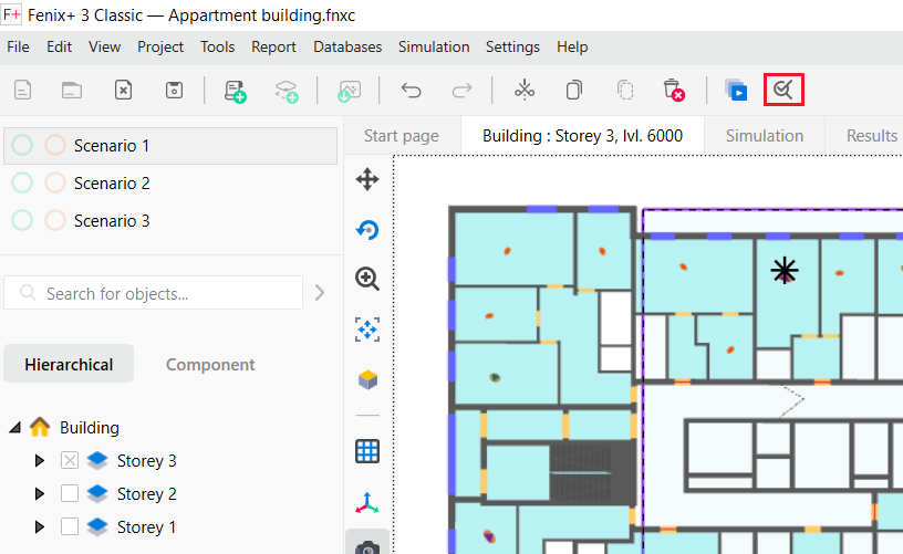 Check Project For Errors Tool Button