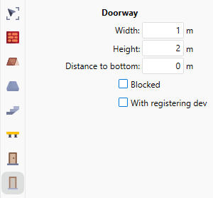 Doorway Tool Settings