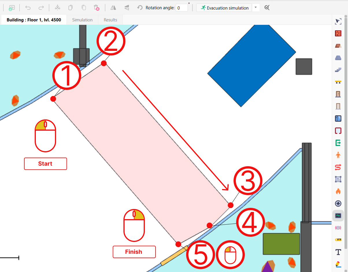 Drawing an ASET-registrator