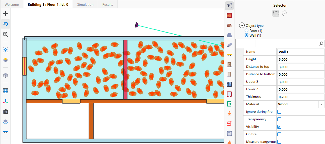 Viewing an Object’s Properties Using the Selector Tool