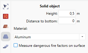 Solid Object Tool Parameters