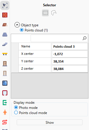 Selecting the display mode