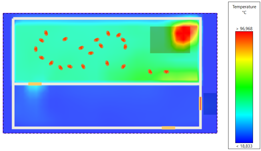 Displaying the DFF field With a Continuous Gradient