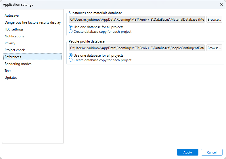 Simulation Control Tab