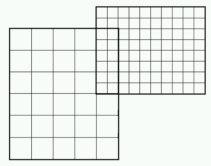 Two Intersecting Calculation Areas