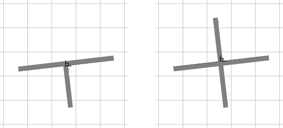 Drawing a Line At an 90 Degree Angle