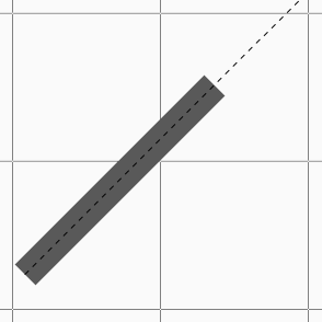 Drawing a 45 Degree Line