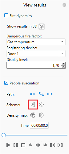 Evacuation Schemes Tool Button