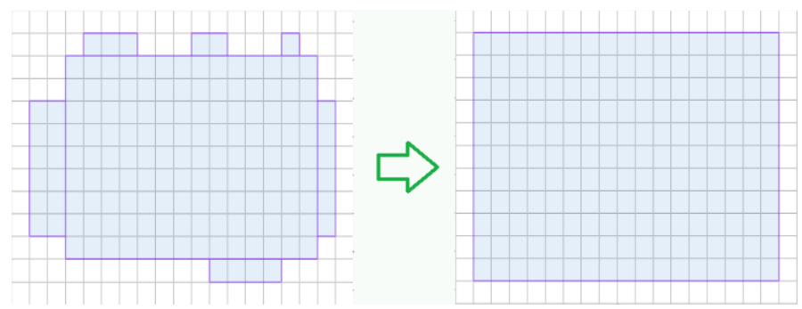 Example of Using Large Calculation Area